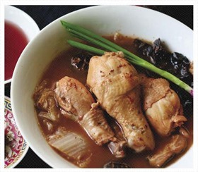 Mrs. Low’s Kitchen: Red Rice Wine Paste Chicken Soup 