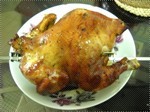 Herb Roasted Chicken with Basil Mashed Potatoes