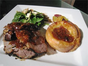Lamb with Yorkshire Pudding