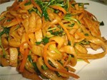 Homemade fish noodle