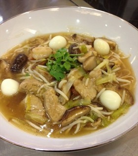  Longevity Noodles with Superior Stock and Quail Eggs