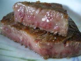 Pan seared Japanese Wagyu steak