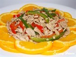Orange Blossoms Shredded Pork With Capsicums (花开富贵肉丝)