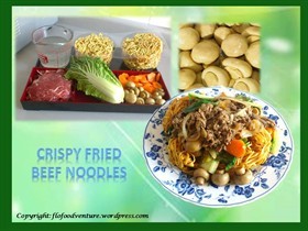Crispy Fried Beef Noodles