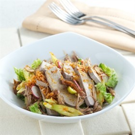 Black Soybean Tau Kwa Slices with Shredded Smoked Duck