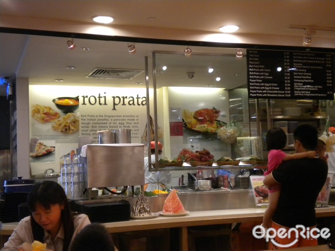 Roti Prata Food Junction Indian Food Court Brunch in Bishan