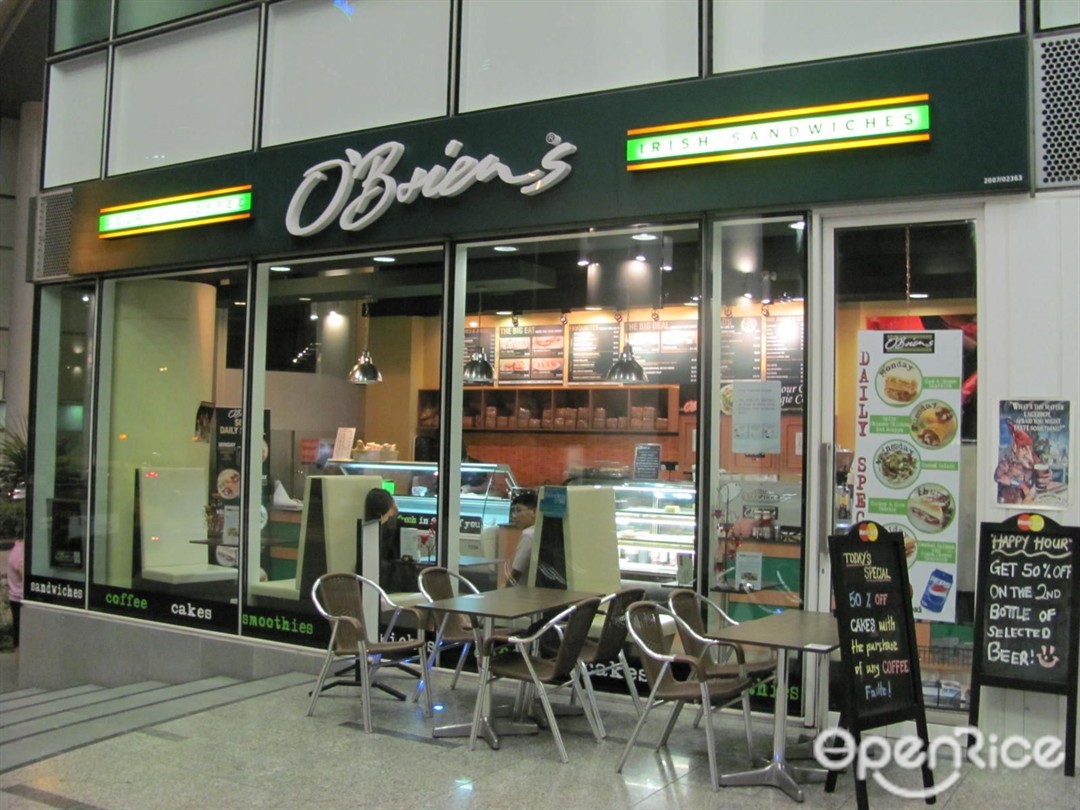 O'Briens Irish Sandwich Bar - Irish Bakery in Clarke Quay The Central ...