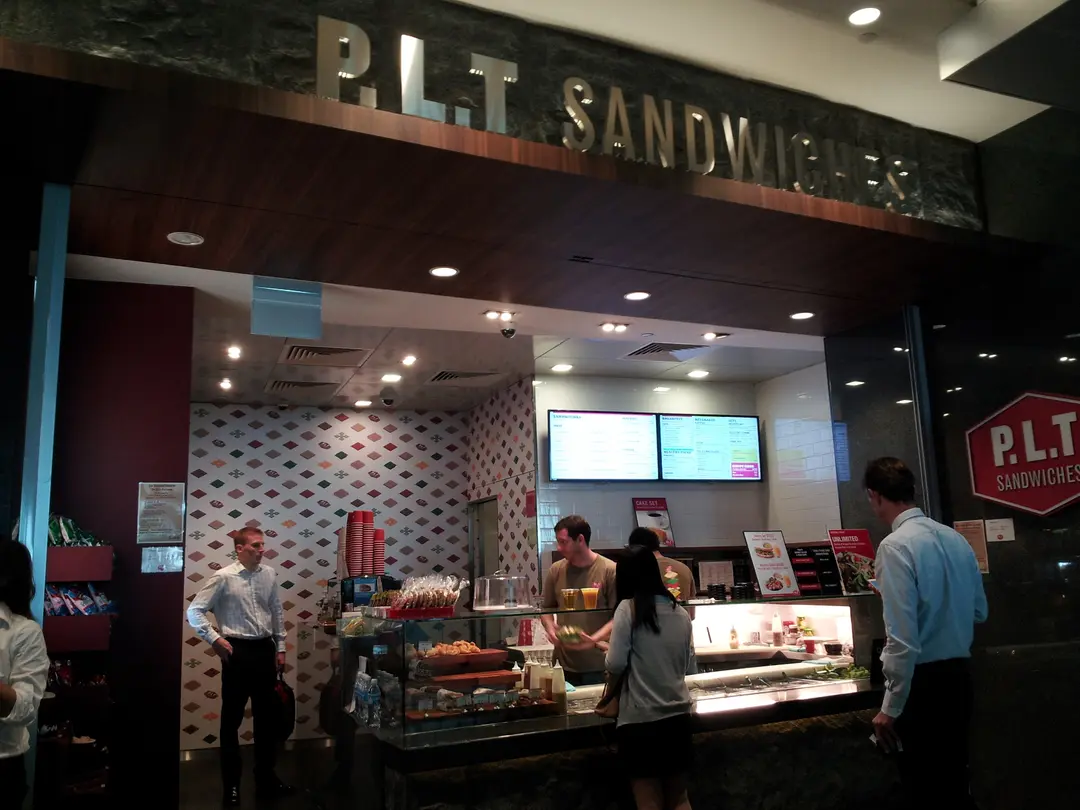 Sandwich Raffles Place P.L.T Sandwiches - Food Garden - American Burgers and Sandwiches in ...