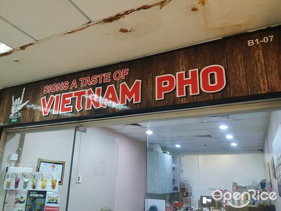 Signs A Taste Of Vietnam Pho