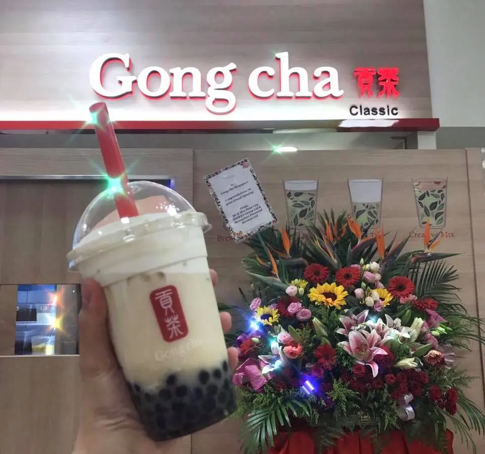 Gong cha Taiwanese Bubble Tea/ Tea in Orchard Takashimaya Singapore