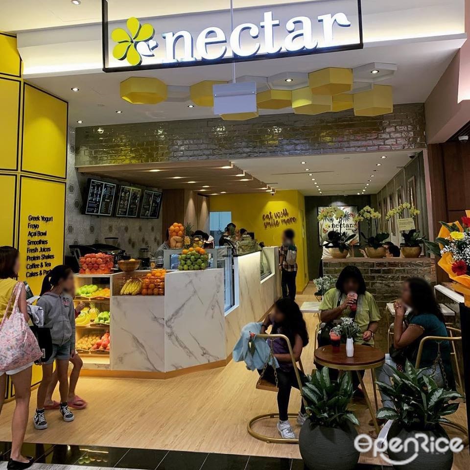 nectar Frozen Yogurt Café in Changi Jewel Changi Airport Singapore