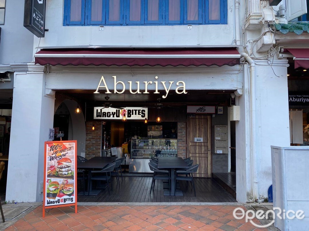 Wagyu Bites Japanese Burgers and Sandwiches Restaurant in Boat Quay