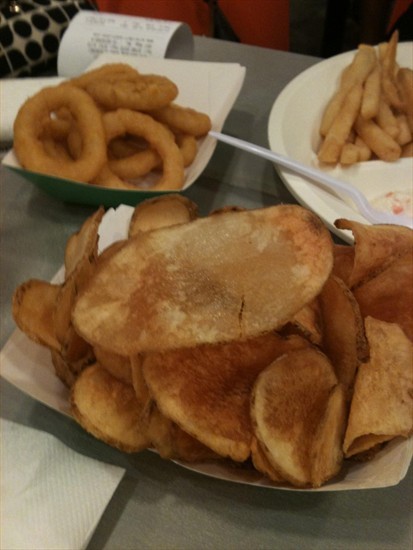 Super crispy fried chips!