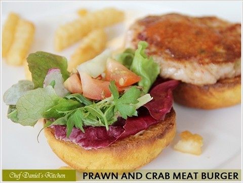 Prawn And Crab Meat Burger
