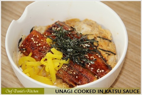 Unagi Cooked in Katsu Sauce