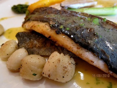roasted rainbow trout
