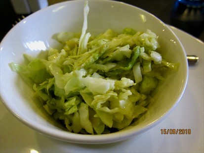 Cabbage & avacado salad