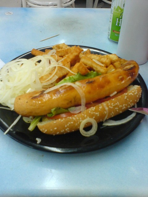Jumbo hot dog