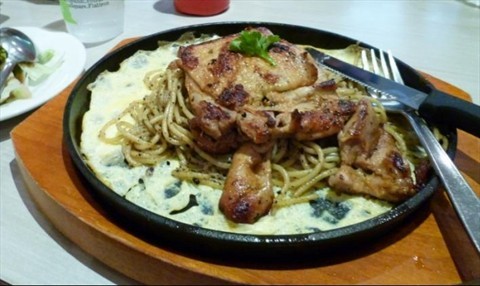 some sizzling hot plate