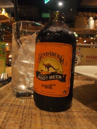 the interesting root beer bottle