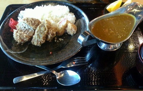 Menchi Katsu & Croquette Curry set