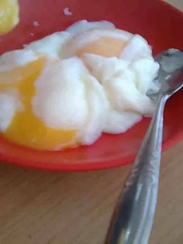 half-boiled eggs