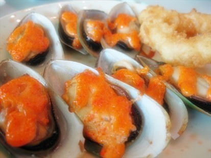My favourite Mentai mussels