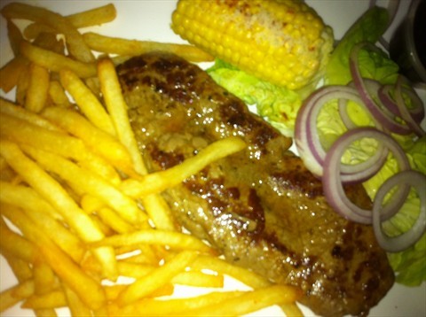 Strip Loin Steak.