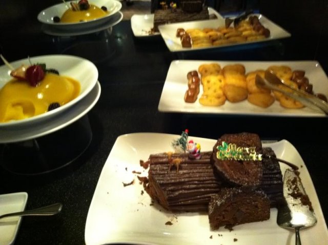 Log cakes during Xmas season