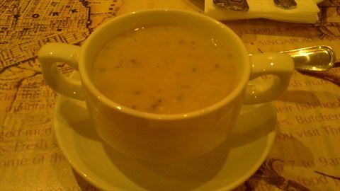 Cream of mushroom soup 