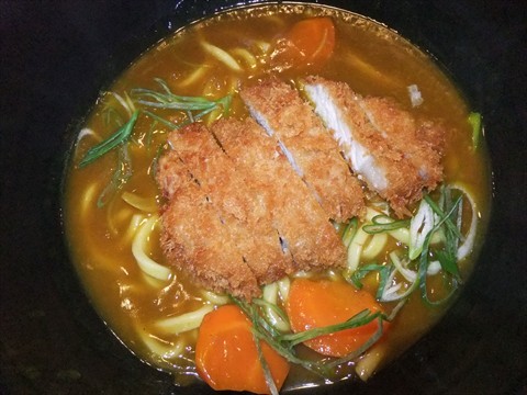katsu pork curry udon.