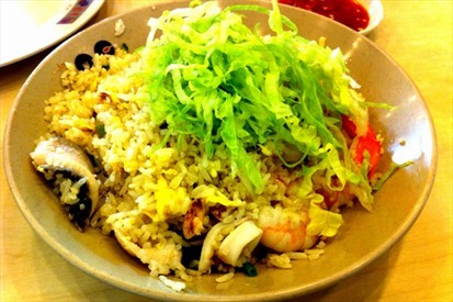 Seafood fried rice die die must try! GREAT!