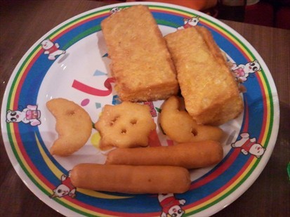 Kids french toast meal
