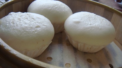 Salted egg custard bao