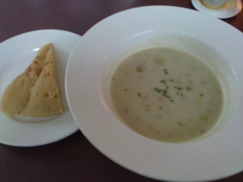 Soup of the day - Clam Chowder soup