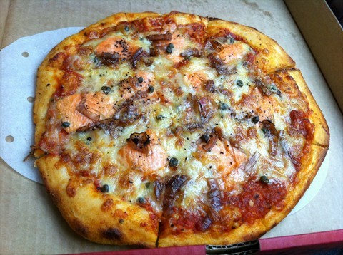 The Salmon Pizza