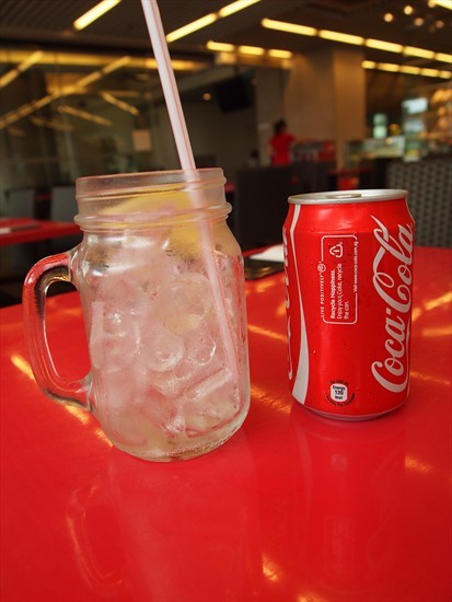 Coke with lemon.