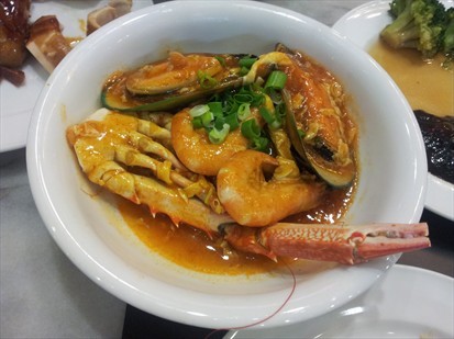Seafood in tomato sauce