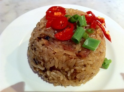 Stir-fried Glutinous Rice ($4.00)
