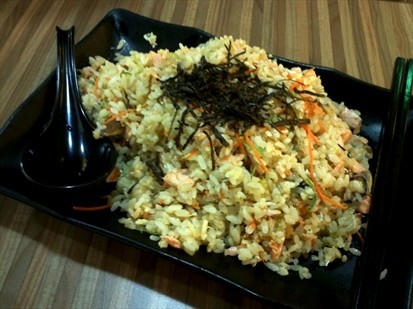 Sake Yaki Meshi (Salmon Fried Rice) - $4.00
