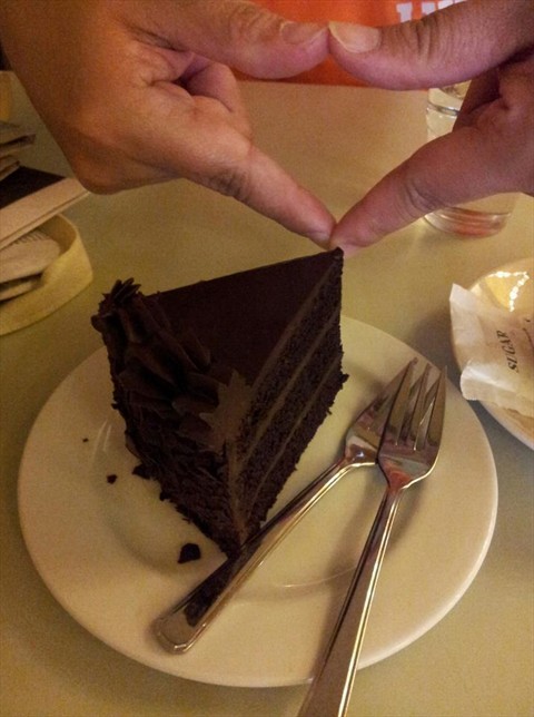 Caffe Pralet Chocolate Cake