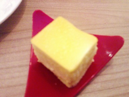 The Yummy piece of the Cheese Cake