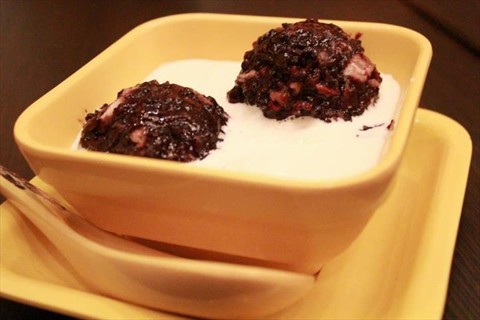 Toddy Palm with Black Glutinous Rice