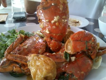 salted egg yolk crabs