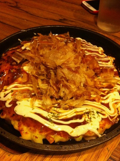 Salmon Okonomiyaki