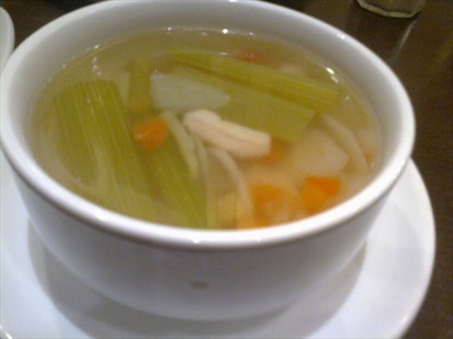 Soup of the day- veg chicken soup