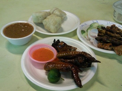 BBQ Chicken Wing & Satay
