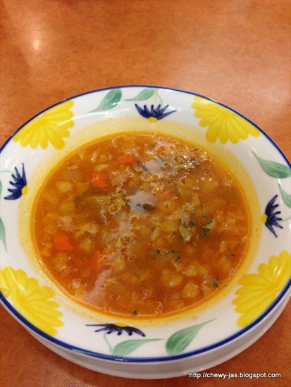 Minestrone Soup at $2.90