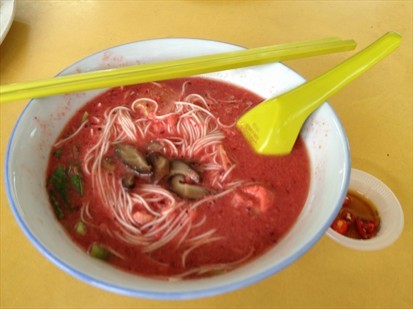 Red rice wine chicken mee suah