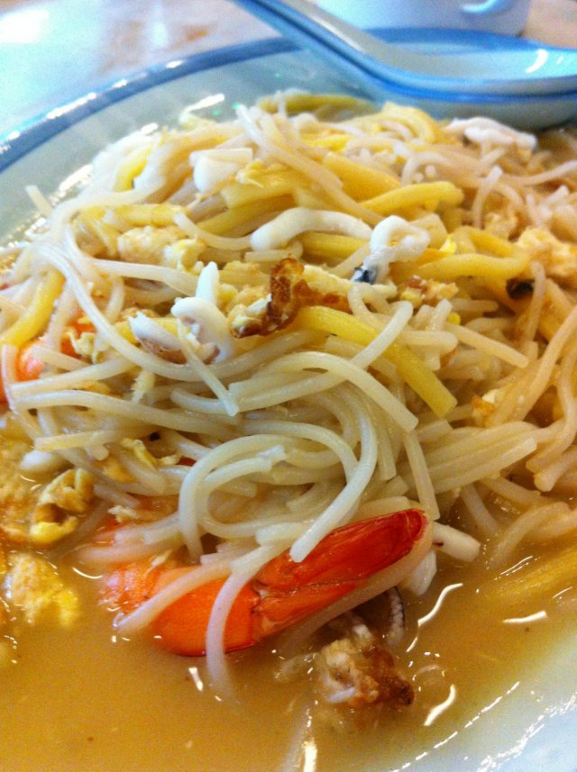 Fried Hokkien Prawn Noodles